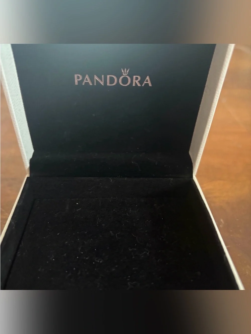 Pandora White and Black Jewelry Box